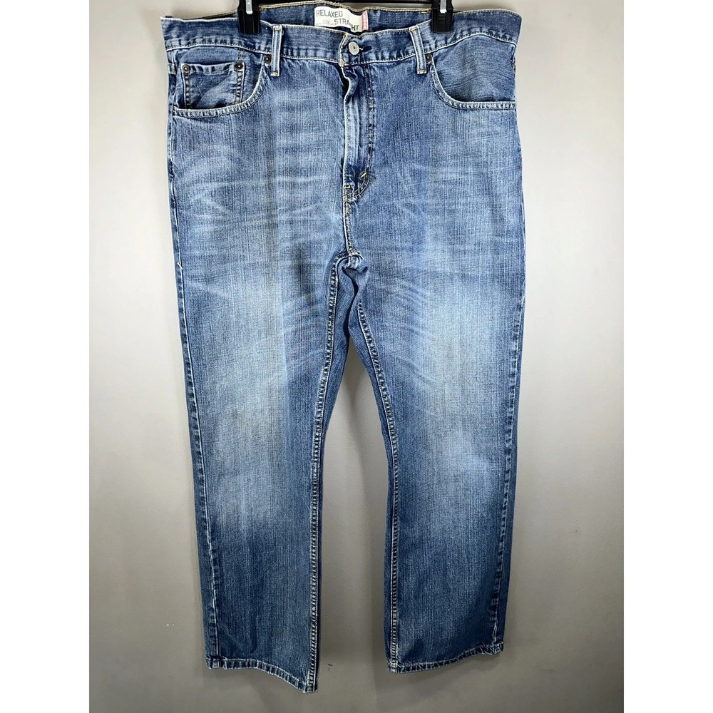 Levis 559 Jeans Men 40x32 Relaxed Straight Blue Medium Wash Denim 100% Cotton